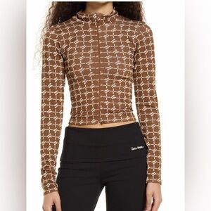 iets frans Monogram Zip Jacket